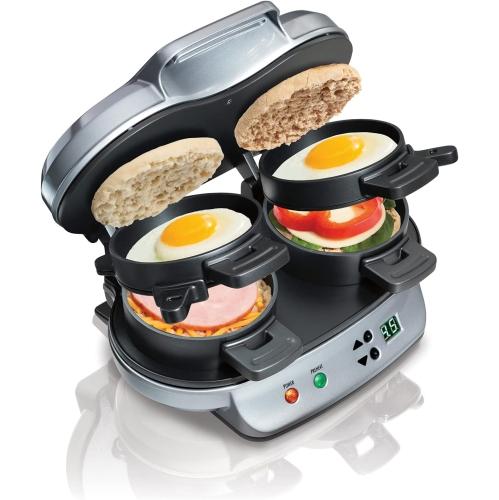 Algopix Similar Product 8 - Hamilton Beach Dual Breakfast Sandwich