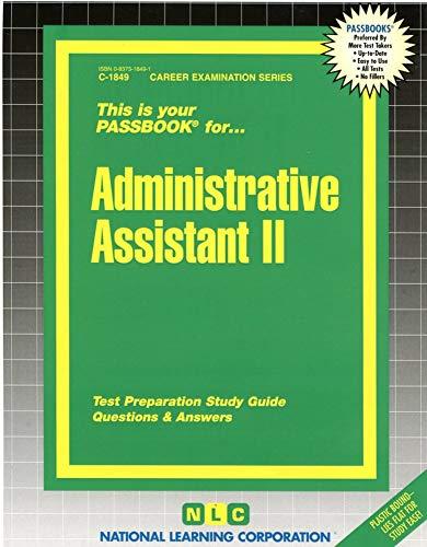 Algopix Similar Product 11 - Administrative Assistant IIPassbooks