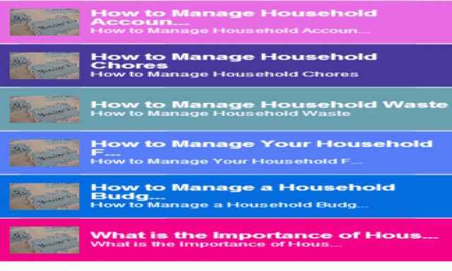 Algopix Similar Product 4 - Managing household