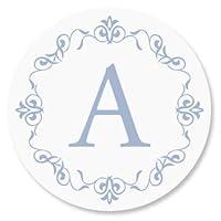 Algopix Similar Product 8 - Personalized Ornate Initial Envelope