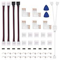 Algopix Similar Product 16 - 5050 4Pin LED Strip Connector Kit with