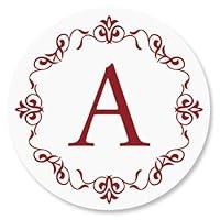 Algopix Similar Product 2 - Personalized Ornate Initial Envelope