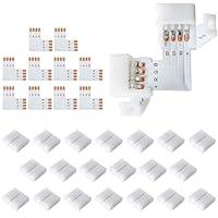 Algopix Similar Product 4 - JACKYLED 20Packs L Shape 4Pin LED