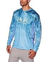 Algopix Similar Product 2 - Huk Mens Icon X Camo Long Sleeve