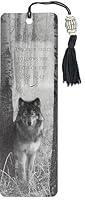 Algopix Similar Product 17 - Wolf Beaded Bookmark