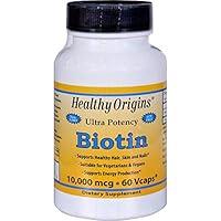 Algopix Similar Product 13 - Healthy Origins Biotin 10000 mcg