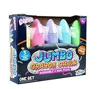 Algopix Similar Product 15 - Grafix ChalkFiTi JUMBO Crayon Chalk