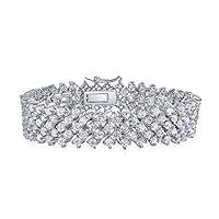 Algopix Similar Product 17 - Bling Jewelry Bridal Wide Cubic