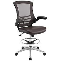 Algopix Similar Product 20 - Modway Attainment Vinyl Drafting Chair