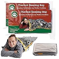 Algopix Similar Product 17 - Emergency Thermal Mylar Sleeping Bags